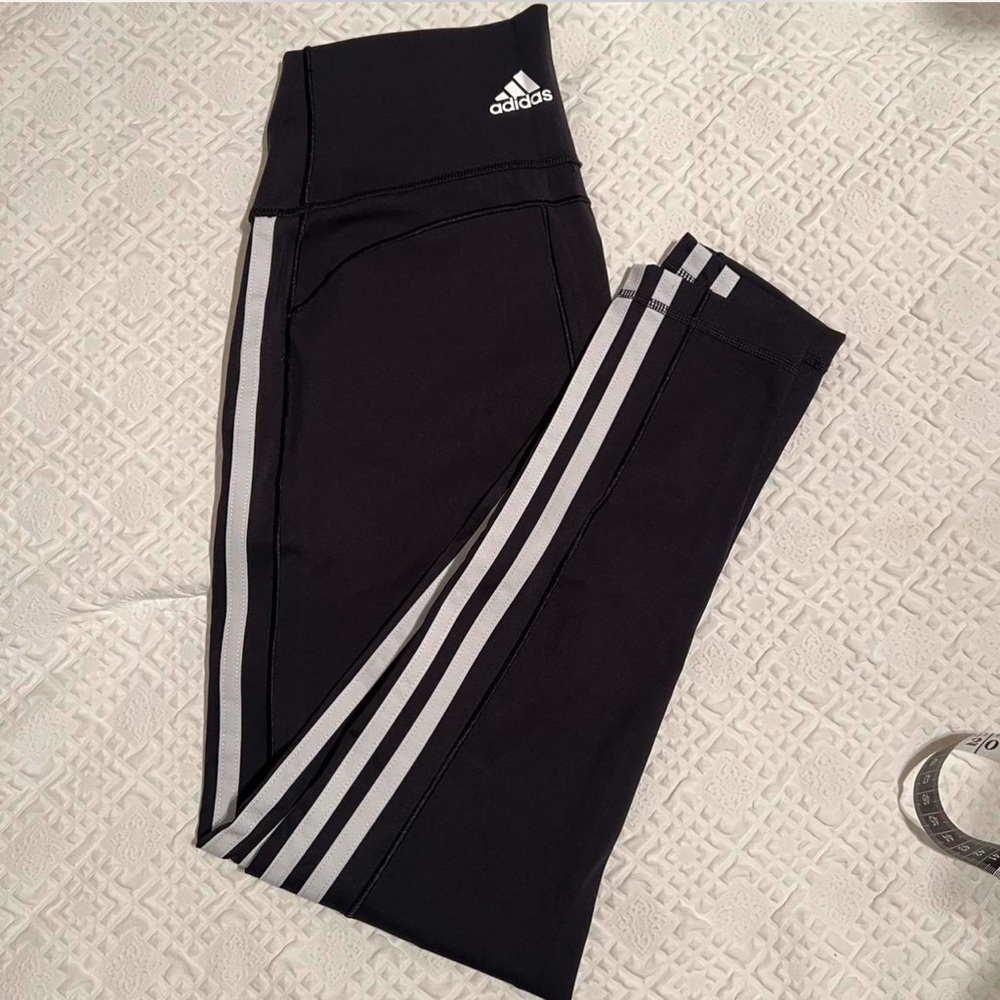 Adidas Leggings in Black with White Accents